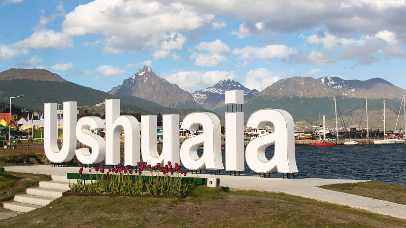 cartel de Ushuaia