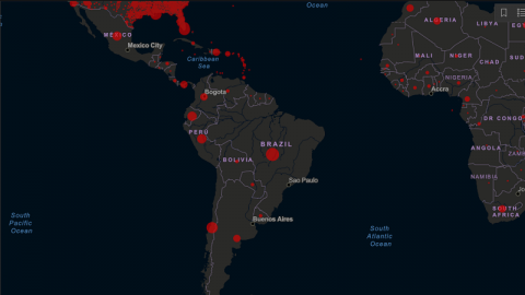 mapa de latinoamerica